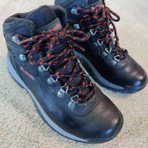 Columbia Newton Ridge Plus Womens Size 7 Black Waterproof Hiking Boots